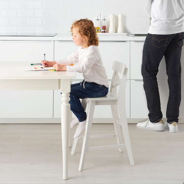 IKEA INGOLF Junior chair White, Ikea Ireland | 6453VYMQK
