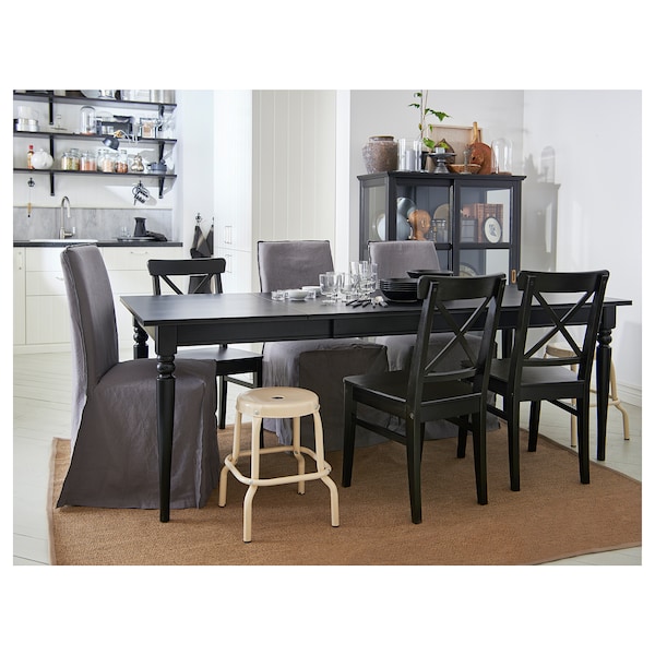 IKEA INGOLF chair Brown / Black, Ikea Ireland | 9247HIWQR