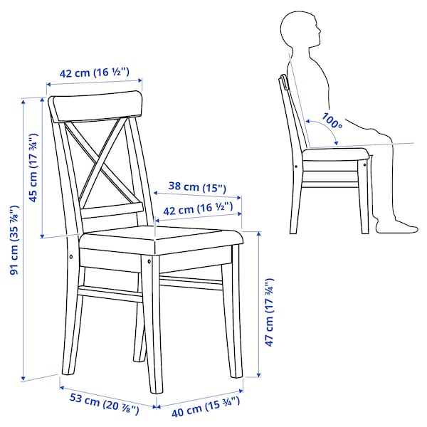 IKEA INGOLF chair, brown-black/Nolhaga gray-beige Brown / Black / Nolhaga Gray / Beige, Ikea Ireland | 8205SYMGR