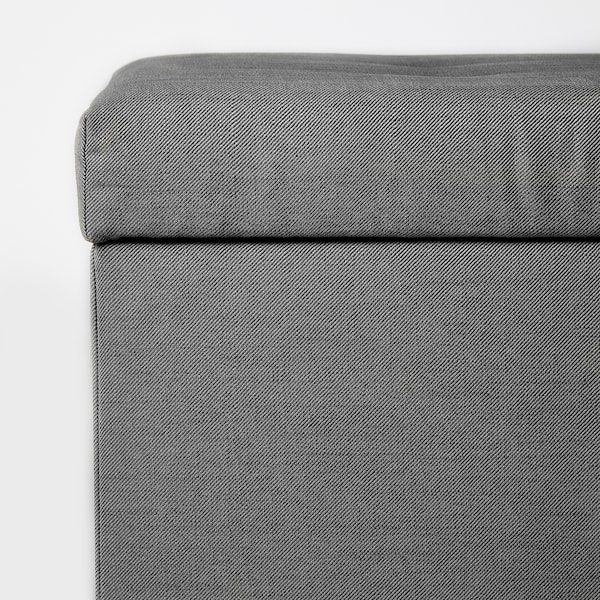 IKEA INNDYR storage bench Nordvalla Dark Gray / Black, Ikea Ireland | 7365BNPZC