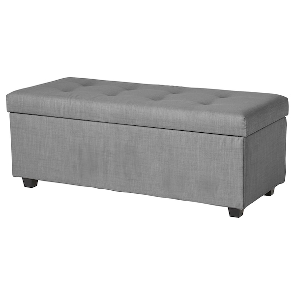 IKEA INNDYR storage bench Nordvalla Dark Gray / Black, Ikea Ireland | 7365BNPZC
