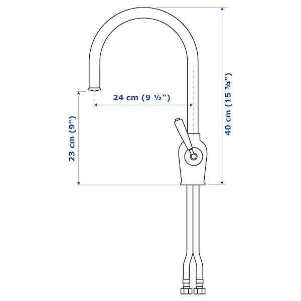 IKEA INSJÖN kitchen faucet, chrome plated, Ikea Ireland | 8237OAVTY