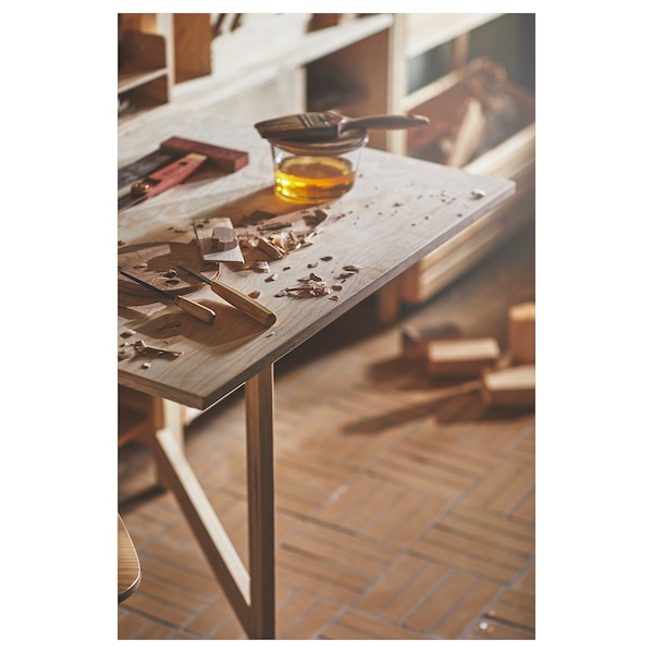 IKEA IVAR folding table, pine, 31 1/2x19 5/8-43 3/4 in, Ikea Ireland | 4732CGEFN