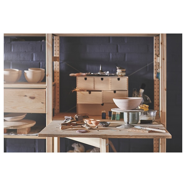 IKEA IVAR folding table, pine, 31 1/2x19 5/8-43 3/4 in, Ikea Ireland | 4732CGEFN