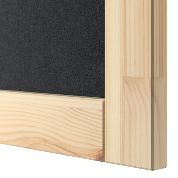 IKEA IVAR shelf unit with doors, pine/felt, 35x11 3/4x70 1/2 in, Ikea Ireland | 5423IFOCP