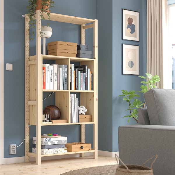 IKEA IVAR shelving unit, 35x11 3/4x70 1/2 in, Ikea Ireland | 0918VSLIW