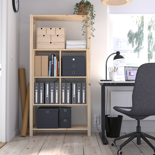 IKEA IVAR shelving unit, 35x11 3/4x70 1/2 in, Ikea Ireland | 0918VSLIW