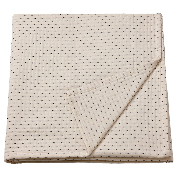 IKEA JAKOBSLILJA bedspread, 59x98 in Off White / Gray, Ikea Ireland | 6453TYMIZ