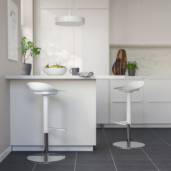 IKEA JANINGE bar stool, white, 29 7/8 in, Ikea Ireland | 9245FLIUQ