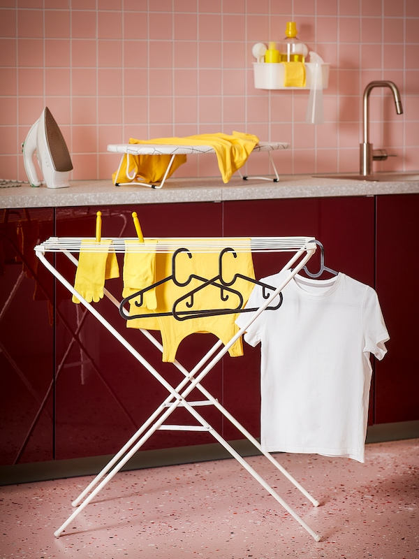 IKEA JÄLL drying rack, indoor/outdoor, white, Ikea Ireland | 2035MYGBQ