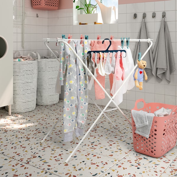 IKEA JÄLL drying rack, indoor/outdoor, white, Ikea Ireland | 2035MYGBQ
