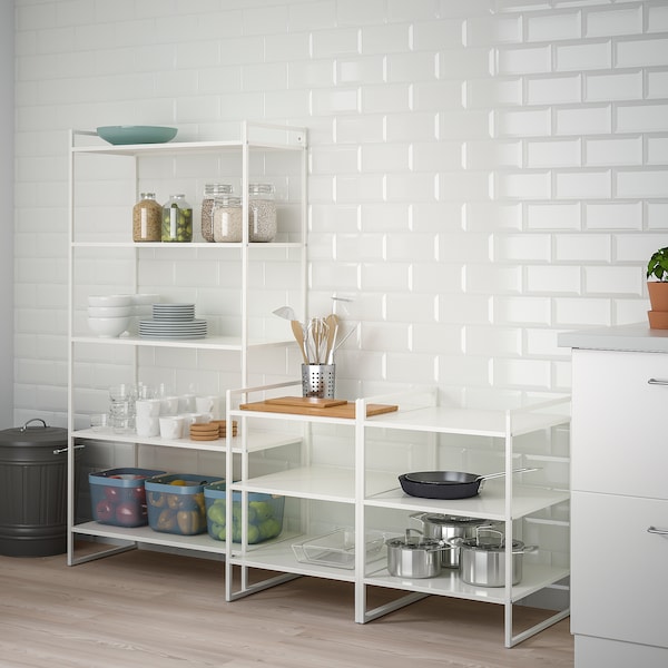 IKEA JONAXEL open storage combination, white, 71 5/8x20 1/8x63 in, Ikea Ireland | 1790QCKLA
