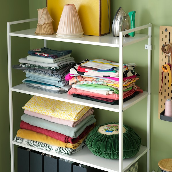 IKEA JONAXEL open storage combination, white, 71 5/8x20 1/8x63 in, Ikea Ireland | 1790QCKLA