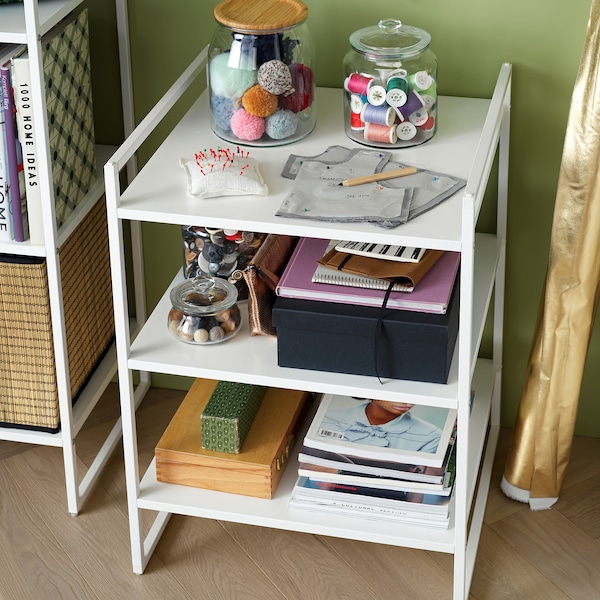 IKEA JONAXEL open storage combination, white, 71 5/8x20 1/8x63 in, Ikea Ireland | 1790QCKLA