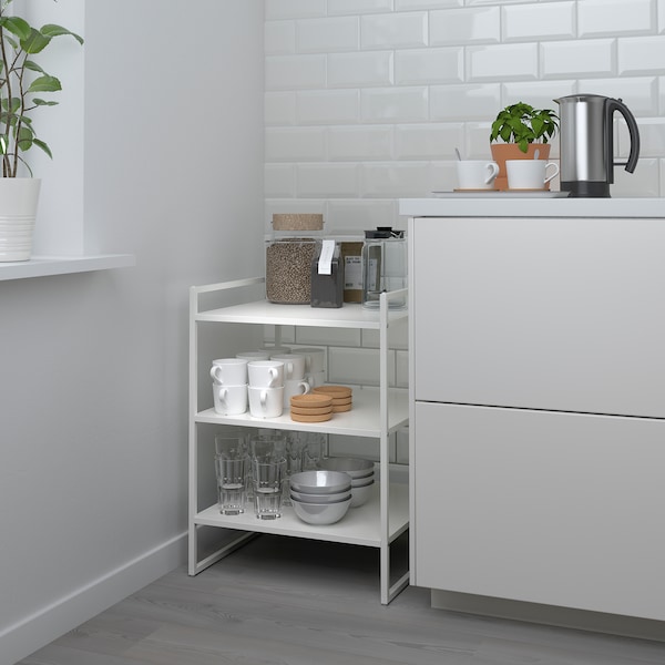 IKEA JONAXEL shelf unit, white, 19 5/8x20 1/8x27 1/2 in, Ikea Ireland | 3675PAOXE