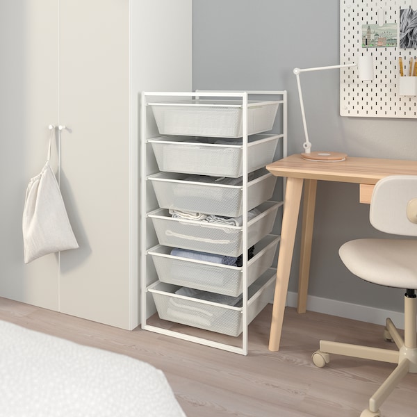 IKEA JONAXEL storage combination, 19 5/8x20 1/8x41 in White, Ikea Ireland | 6184KBGMP