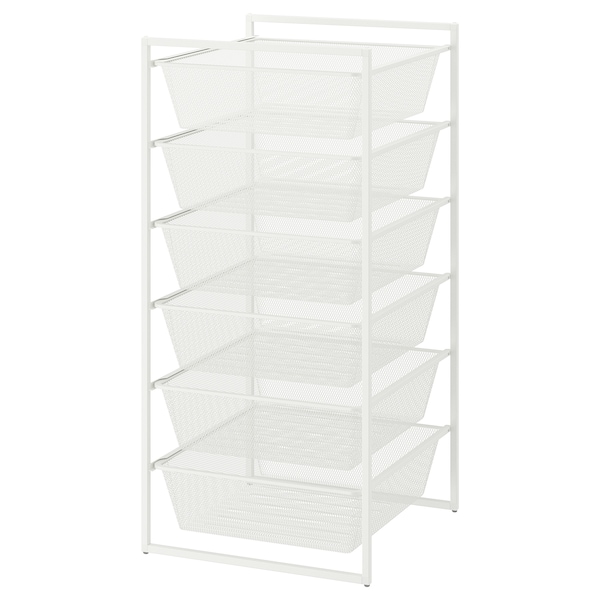 IKEA JONAXEL storage combination, 19 5/8x20 1/8x41 in White, Ikea Ireland | 6184KBGMP
