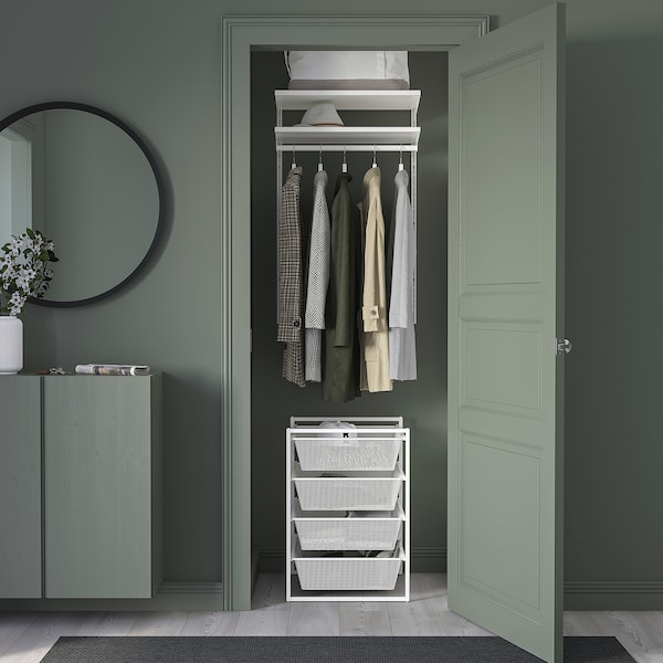 IKEA JONAXEL storage combination, 19 5/8x20 1/8x27 1/2 in White, Ikea Ireland | 5746XQHPY