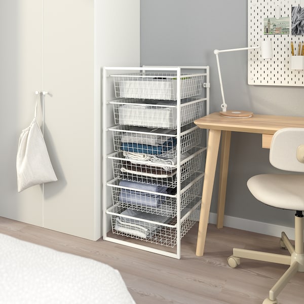 IKEA JONAXEL storage combination, 19 5/8x20 1/8x41 in White, Ikea Ireland | 0389GFXIS
