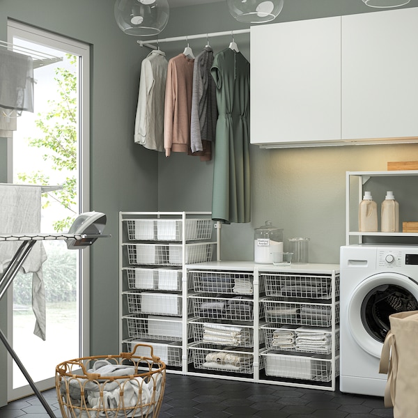 IKEA JONAXEL storage combination, 58 1/4x20 1/8x41 in White, Ikea Ireland | 3905YGSBD
