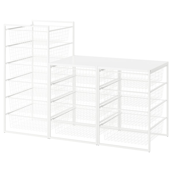 IKEA JONAXEL storage combination, 58 1/4x20 1/8x41 in White, Ikea Ireland | 3905YGSBD