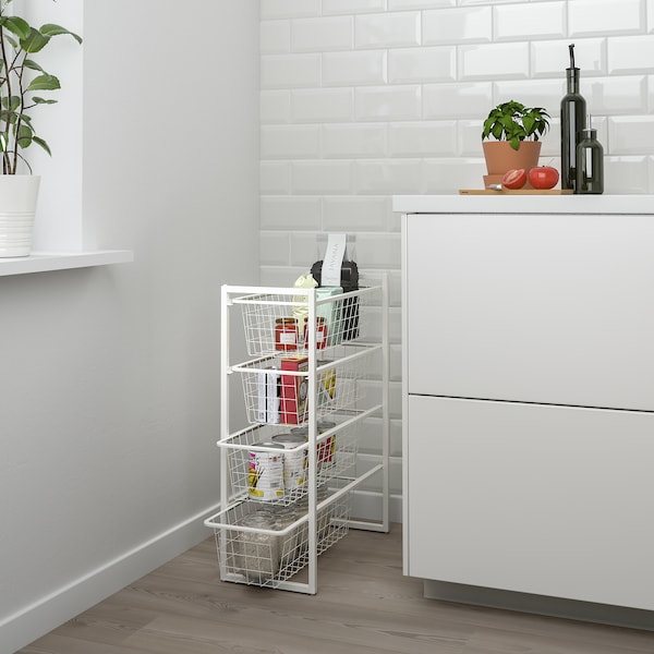 IKEA JONAXEL storage combination, 9 7/8x20 1/8x27 1/2 in White, Ikea Ireland | 2843RAWQS