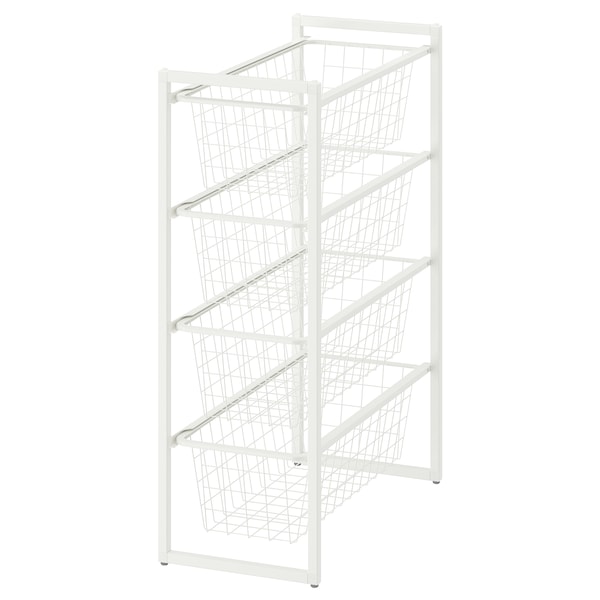 IKEA JONAXEL storage combination, 9 7/8x20 1/8x27 1/2 in White, Ikea Ireland | 2843RAWQS