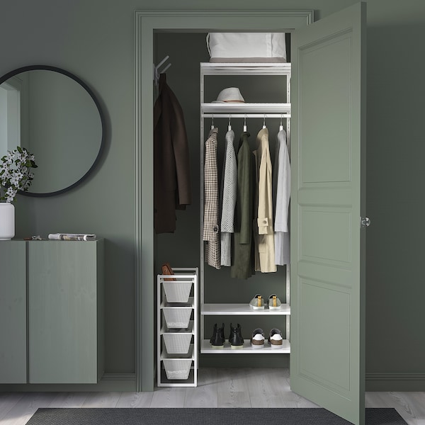 IKEA JONAXEL storage combination, 9 7/8x20 1/8x27 1/2 in White, Ikea Ireland | 5827UXGJI