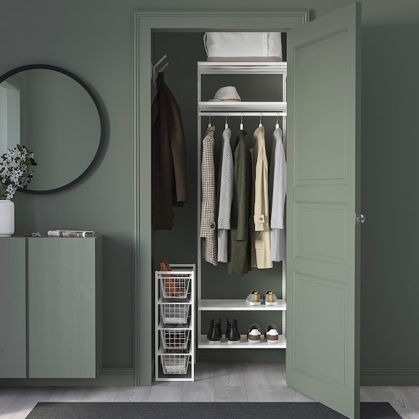 IKEA JONAXEL storage combination, 9 7/8x20 1/8x27 1/2 in White, Ikea Ireland | 2861TMZKX