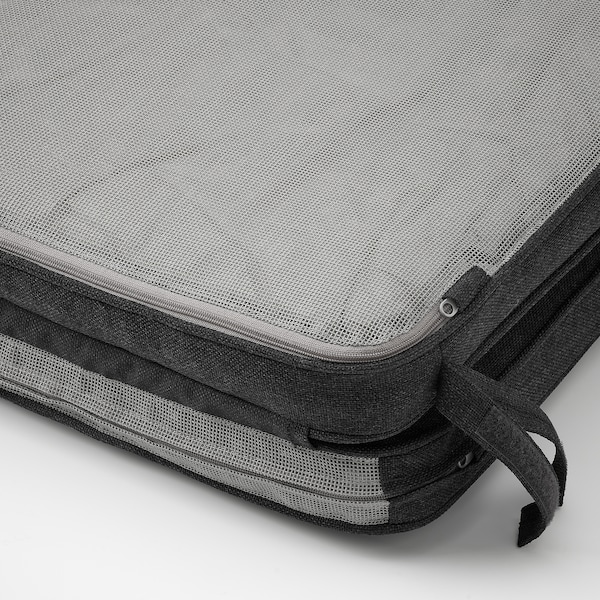 IKEA JÄRPÖN/DUVHOLMEN seat/back pad, outdoor, 45 5/8x17 3/4 in Anthracite, Ikea Ireland | 5728FRCSW