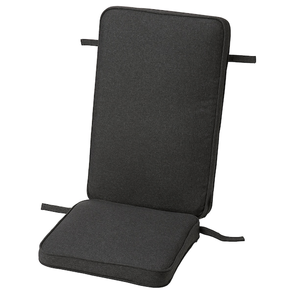 IKEA JÄRPÖN/DUVHOLMEN seat/back pad, outdoor, 45 5/8x17 3/4 in Anthracite, Ikea Ireland | 5728FRCSW