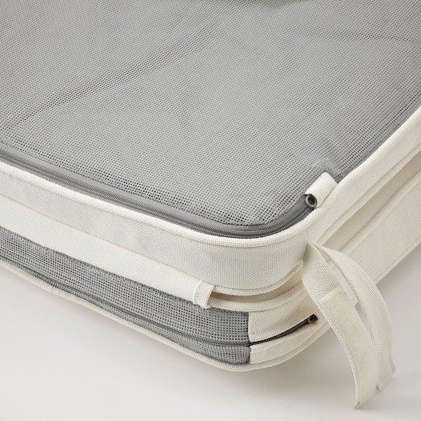 IKEA JÄRPÖN/DUVHOLMEN seat/back pad, outdoor, 45 5/8x17 3/4 in White, Ikea Ireland | 9641AJHCZ