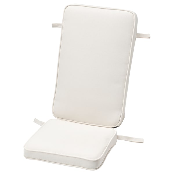 IKEA JÄRPÖN/DUVHOLMEN seat/back pad, outdoor, 45 5/8x17 3/4 in White, Ikea Ireland | 9641AJHCZ