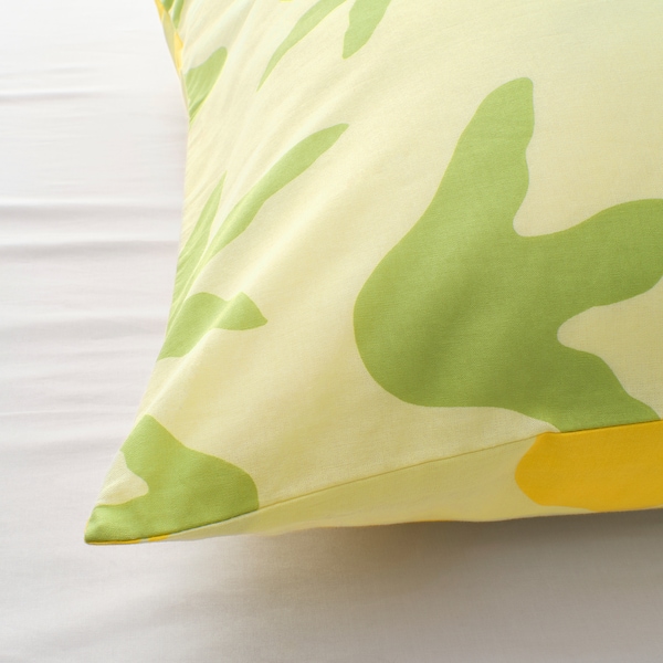 IKEA JÄTTELIK duvet cover and pillowcase(s), Twin Tyrannosaurus Rex / Triceratops / Yellow, Ikea Ireland | 7216UXTCV