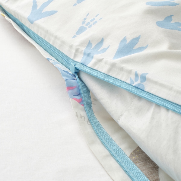 IKEA JÄTTELIK duvet cover and pillowcase(s), Dinosaurs/white, Twin, Ikea Ireland | 1908XRNEI