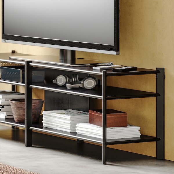 IKEA JÄTTESTA TV unit, 63x15 3/4x19 1/4 in Black, Ikea Ireland | 8357GZNJV