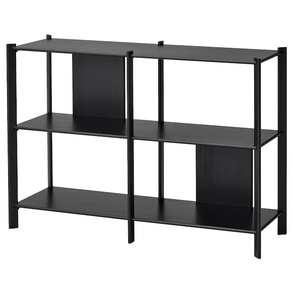 IKEA JÄTTESTA shelf unit, 47 1/4x33 1/2 in Black, Ikea Ireland | 1790MWSUZ