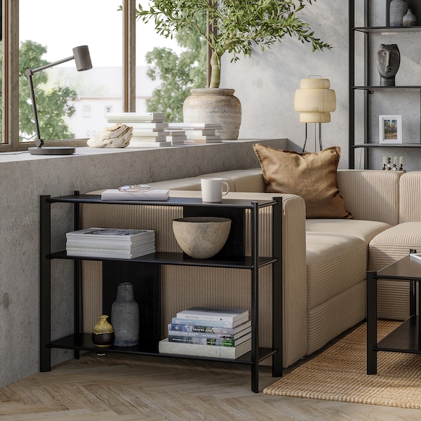 IKEA JÄTTESTA side table, 37 3/8x11 3/4 in Black, Ikea Ireland | 5817RWKUO