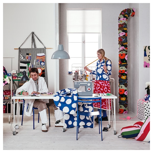 IKEA JÄTTEVÄDD pre-cut fabric, multicolor, 59x118 in, Ikea Ireland | 3902BVLOU
