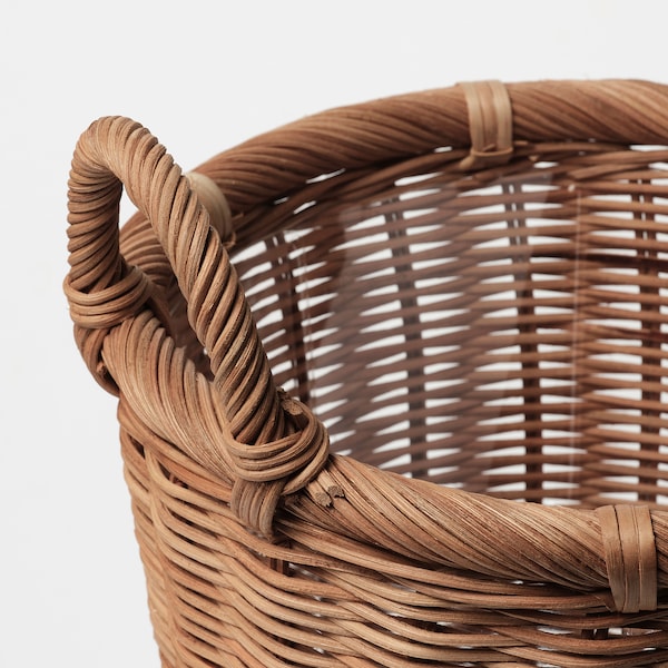 IKEA KAKTUSFIKON plant pot, rattan, 9 ½ in, Ikea Ireland | 5924VQAXE