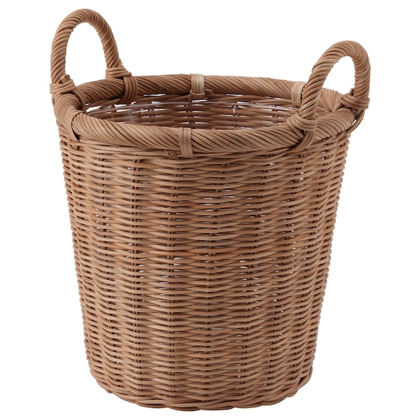 IKEA KAKTUSFIKON plant pot, rattan, 9 ½ in, Ikea Ireland | 5924VQAXE