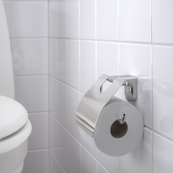 IKEA KALKGRUND Toilet roll holder, chrome plated, Ikea Ireland | 5091NVJWG