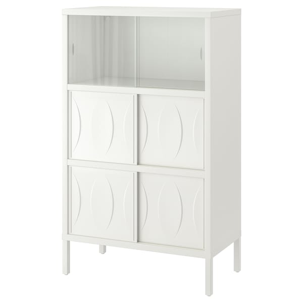 IKEA KALKNÄS cabinet with sliding doors, white, 32 5/8x16 7/8x53 7/8 in, Ikea Ireland | 3541GNAIB