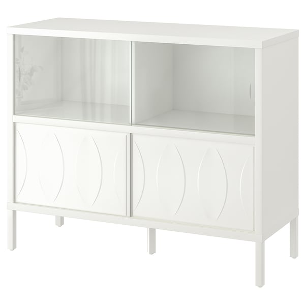 IKEA KALKNÄS cabinet with sliding doors, white, 47 5/8x16 7/8x38 5/8 in, Ikea Ireland | 1827OIMVR