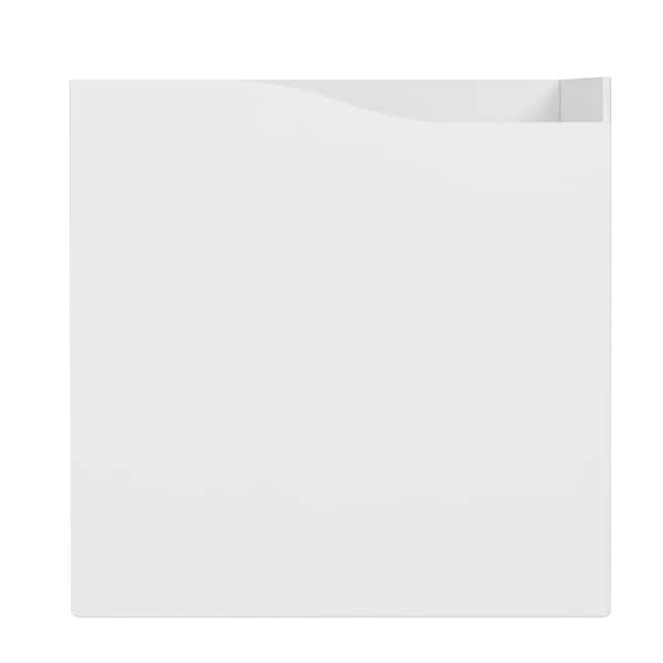 IKEA KALLAX Insert with door, 13x13 in Wave Shaped / White, Ikea Ireland | 0543CMOZR