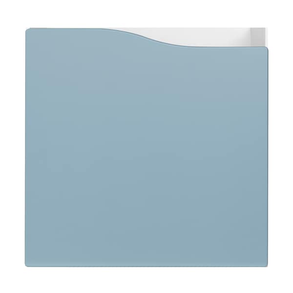 IKEA KALLAX Insert with door, 13x13 in Wave Shaped / Blue, Ikea Ireland | 3946NXSDG