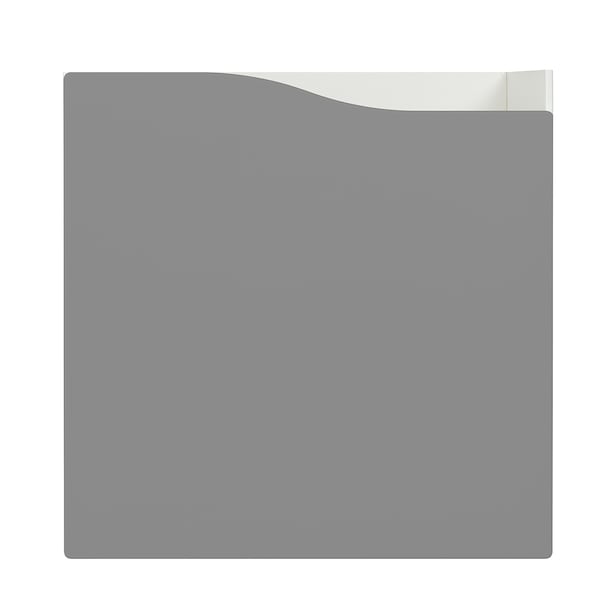 IKEA KALLAX Insert with door, 13x13 in Wave Shaped / Dark Gray, Ikea Ireland | 9653PCIKF