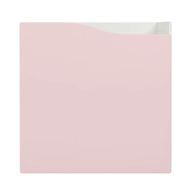 IKEA KALLAX Insert with door, 13x13 in Wave Shaped / Pale Pink, Ikea Ireland | 9017HMQFR