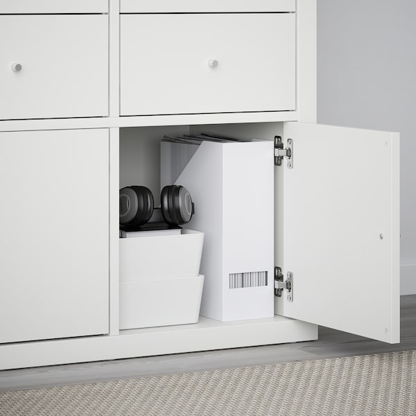 IKEA KALLAX Insert with door, 13x13 in White, Ikea Ireland | 2690VWQMN