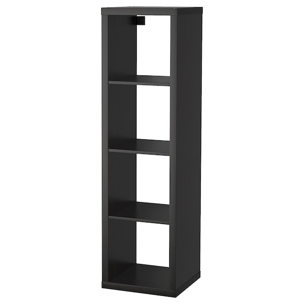 IKEA KALLAX Shelf unit, 16 1/2x57 7/8 in Black / Brown, Ikea Ireland | 6182AGZDF